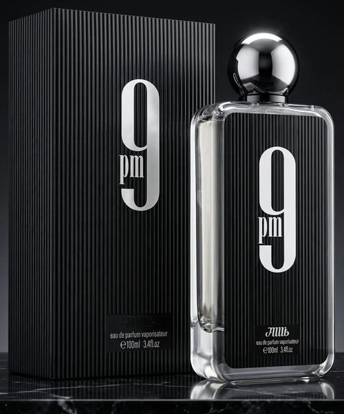 Afnan 9 PM Eau de Parfum for Men – 100ml / 3.4 oz Long-Lasting Sweet & Spicy Evening Cologne My store