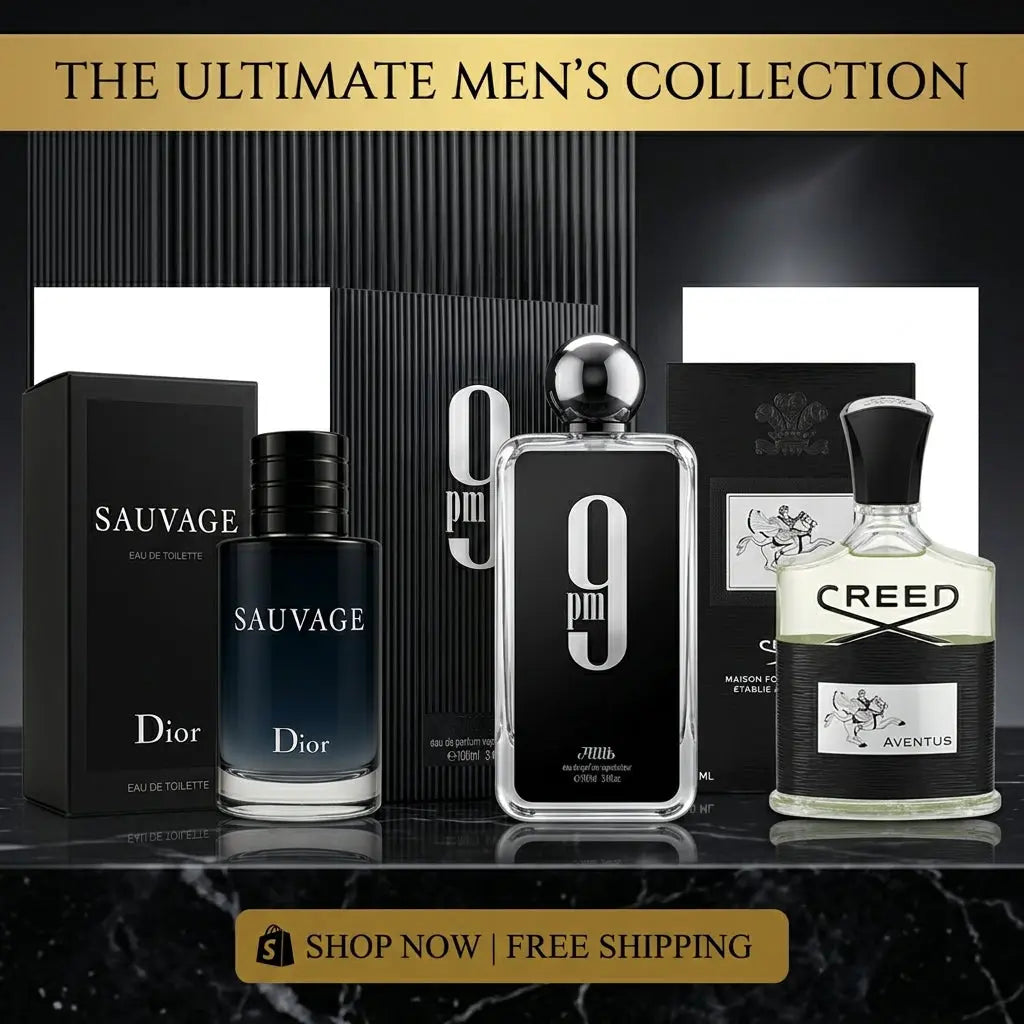 The Power Trio Set: Dior Sauvage, Creed Aventus & Afnan 9 PM | Men’s Luxury Perfume Bundle My store