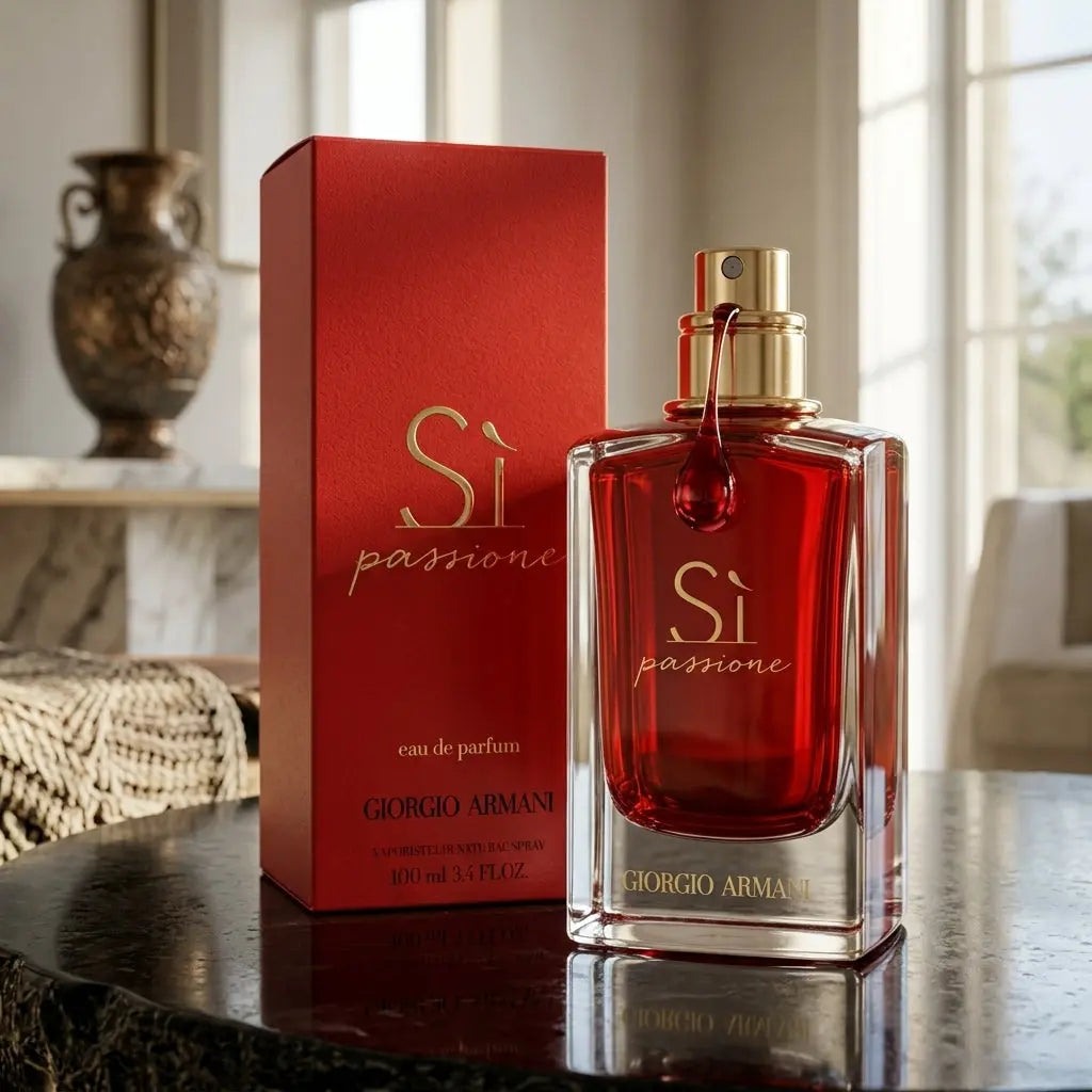 Giorgio Armani Sì Passione Eau de Parfum – Long-Lasting Fruity Floral Perfume for Women My store