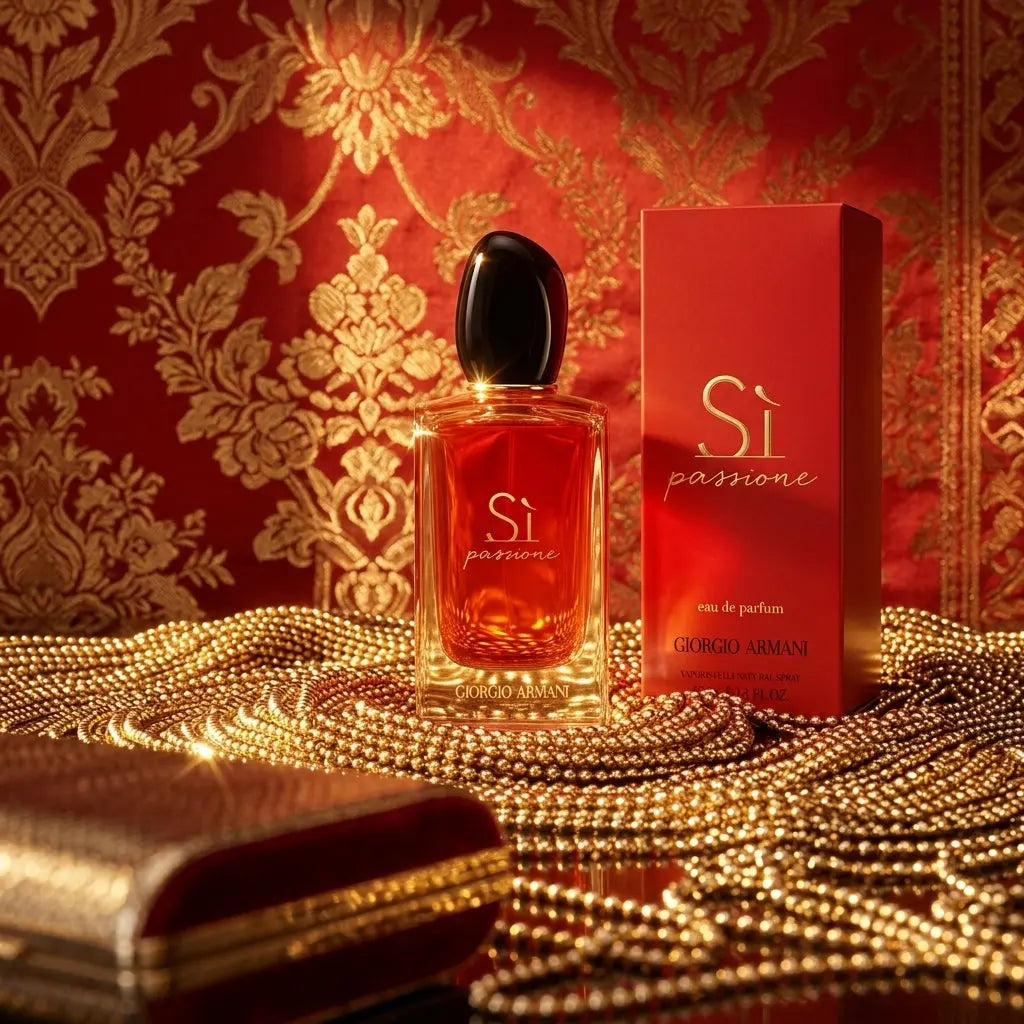 Giorgio Armani Sì Passione Eau de Parfum – Long-Lasting Fruity Floral Perfume for Women My store